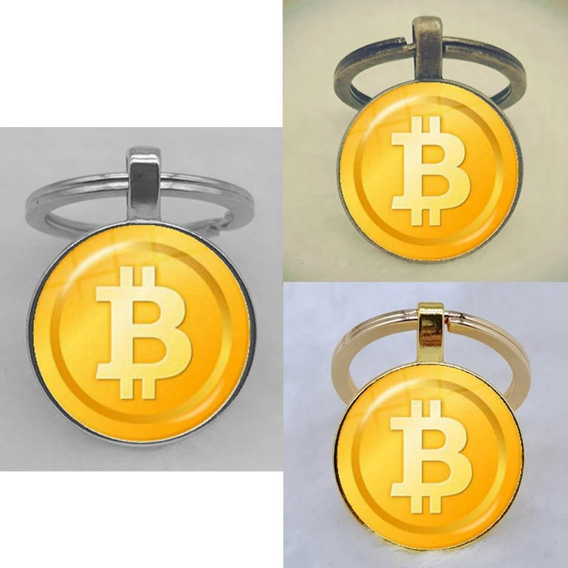 Cryptocurrency Coin King Keychains