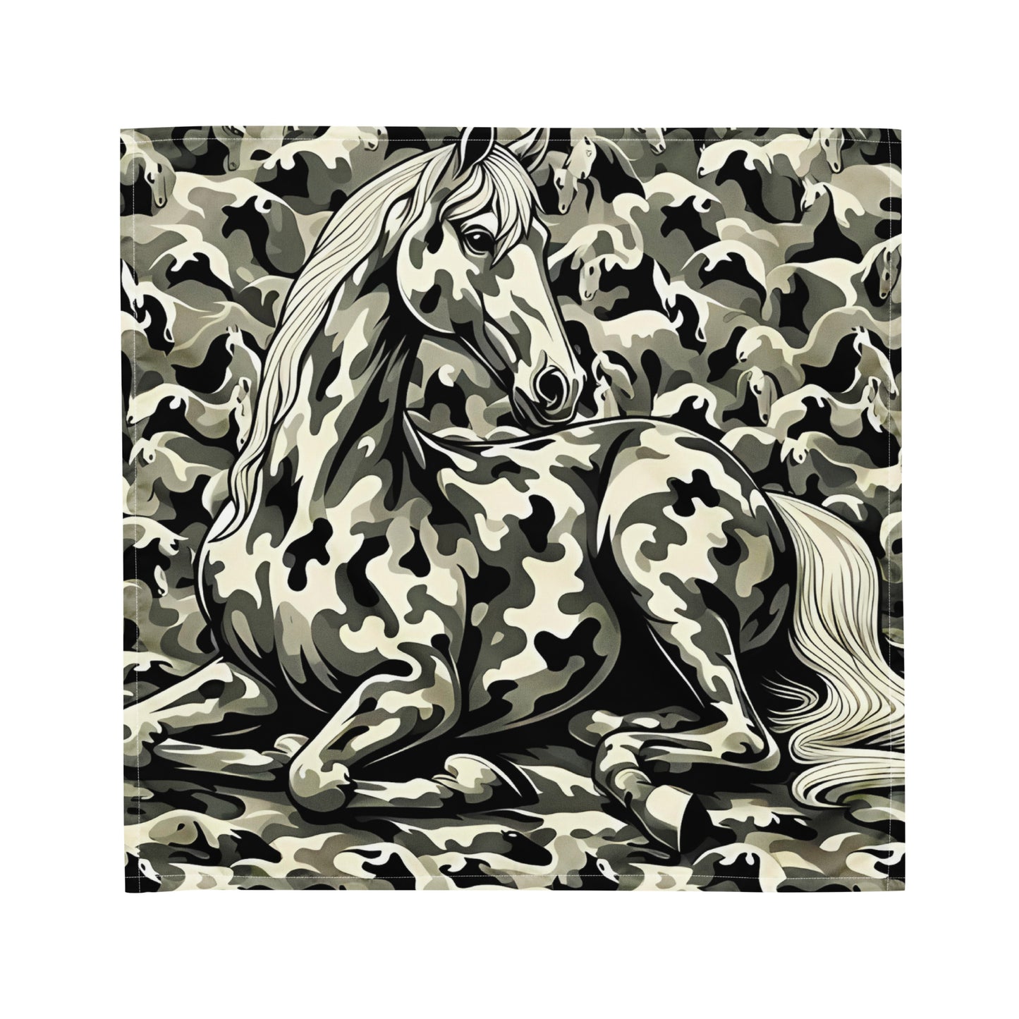 Equine Camo || Bust-Down Bandanas