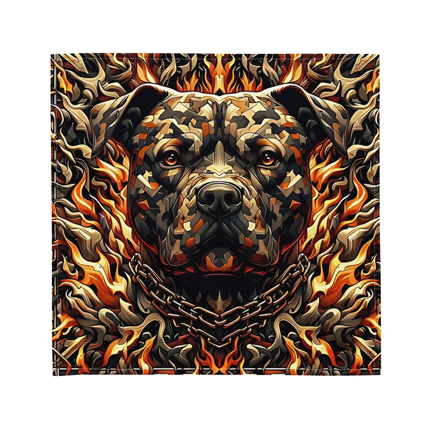 Pit-Staff-Love || Bust-Down Bandanas