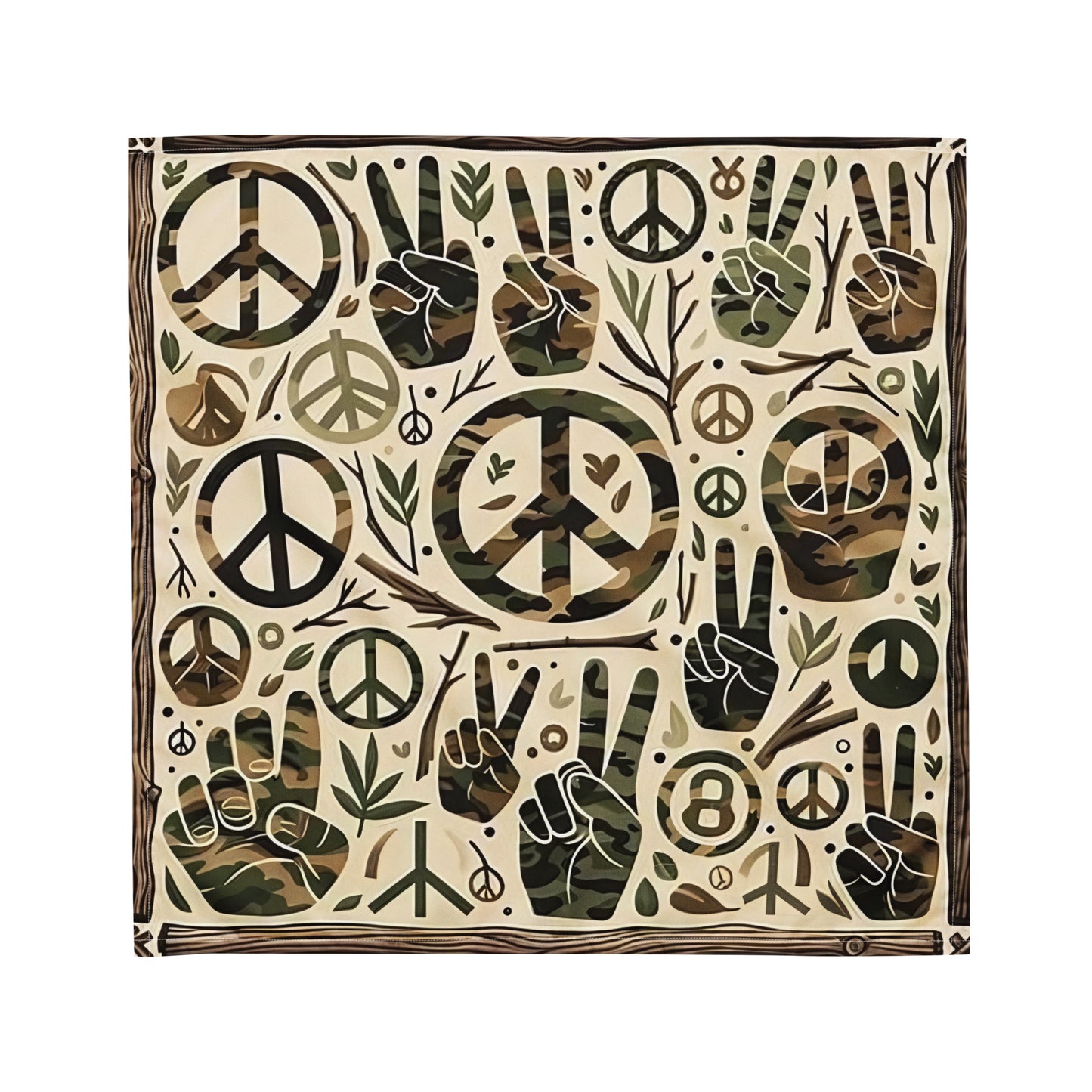 Peace Camo || Bust-Down Bandanas