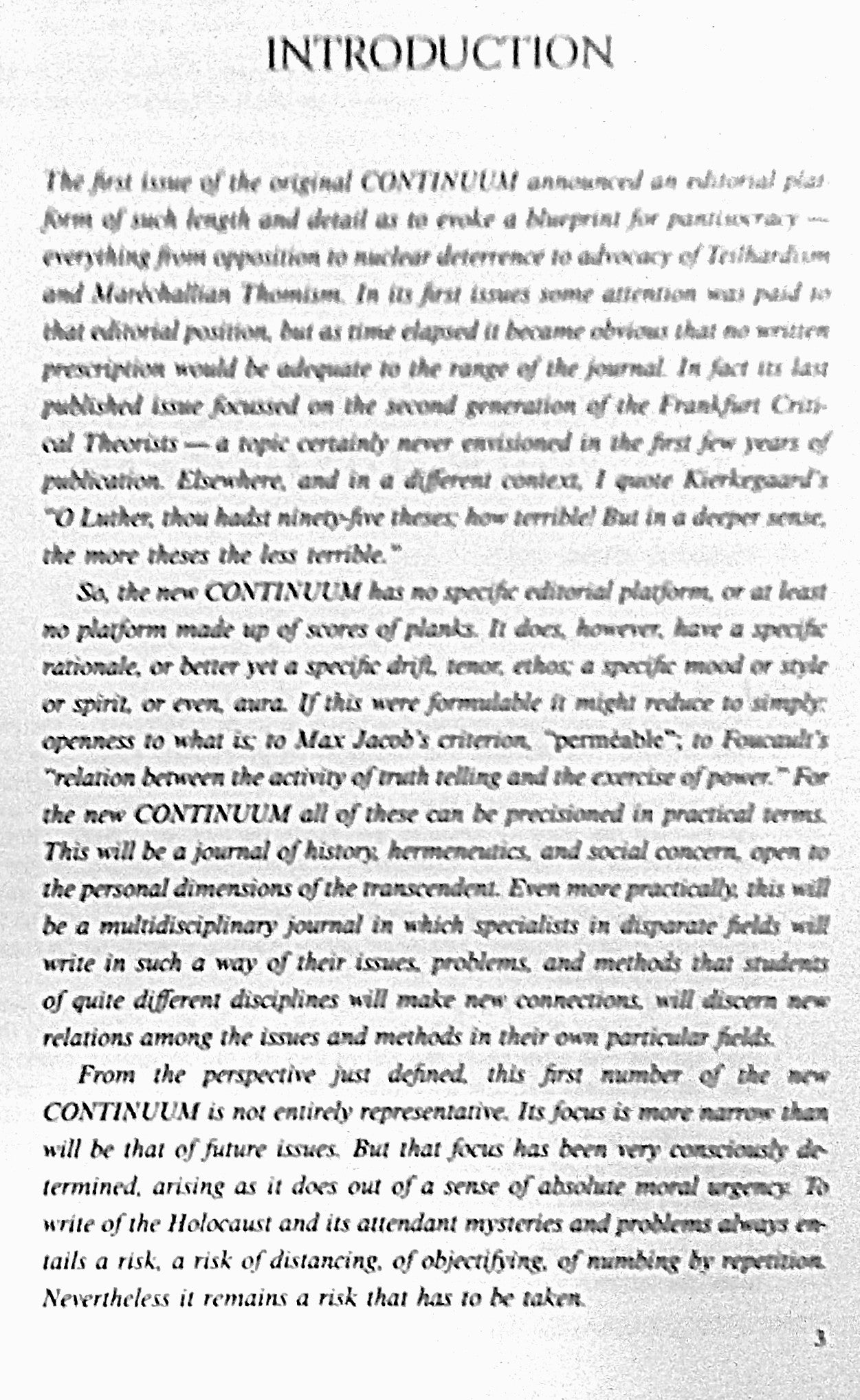 Continuum: Anti-Semitism Middle East Feminism by Justice Lawler