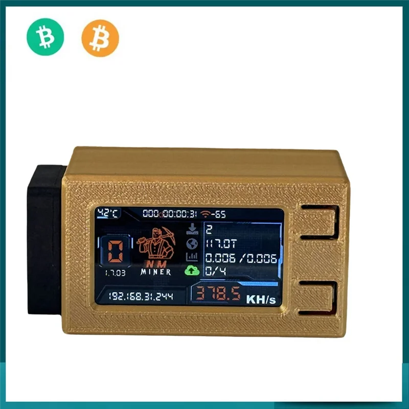 AP-Nerdminer V2 Pro Max: High-Performance 390 KH/s Bitcoin Solo Lottery Miner