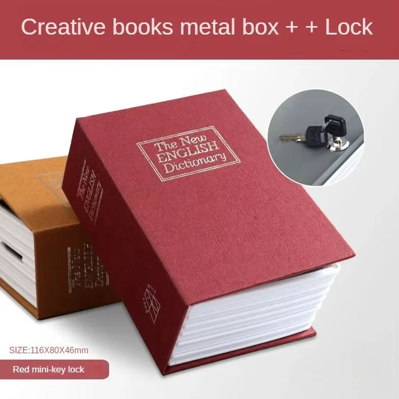 Dictionary Decoy Lock & Key Book Box Stash Spot