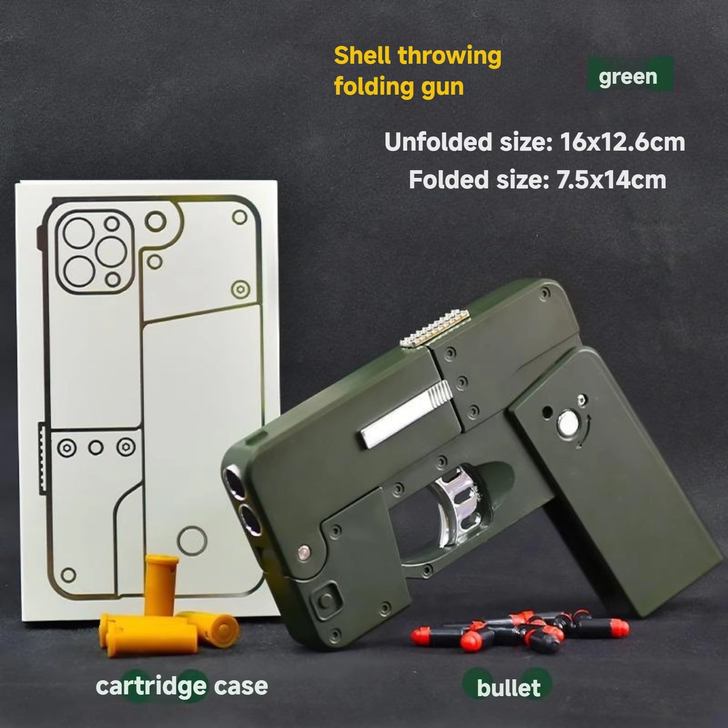 StealthCall Fun Gun Phone Decoy Foam Shooter