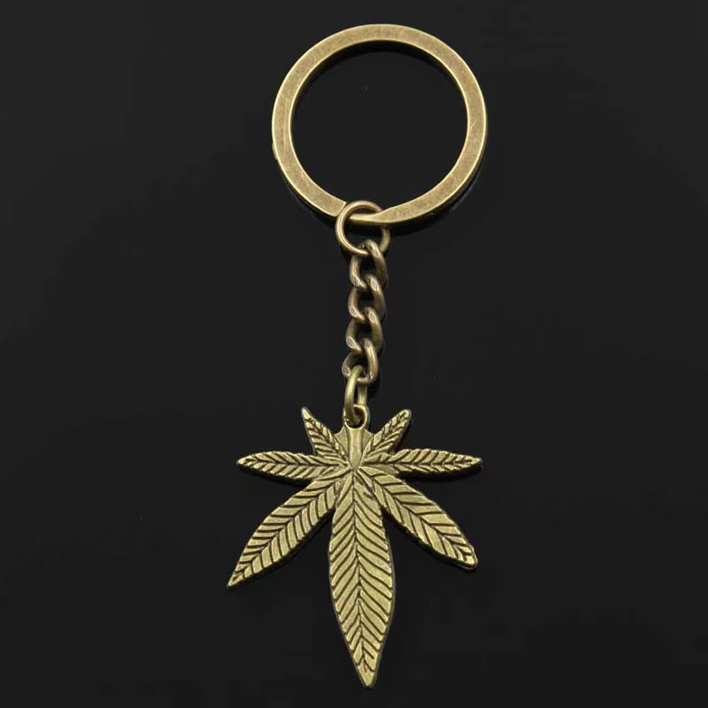 420 Mary Jane Keychain Weed Leaf by Big Bud Smokers & Cool Keychains