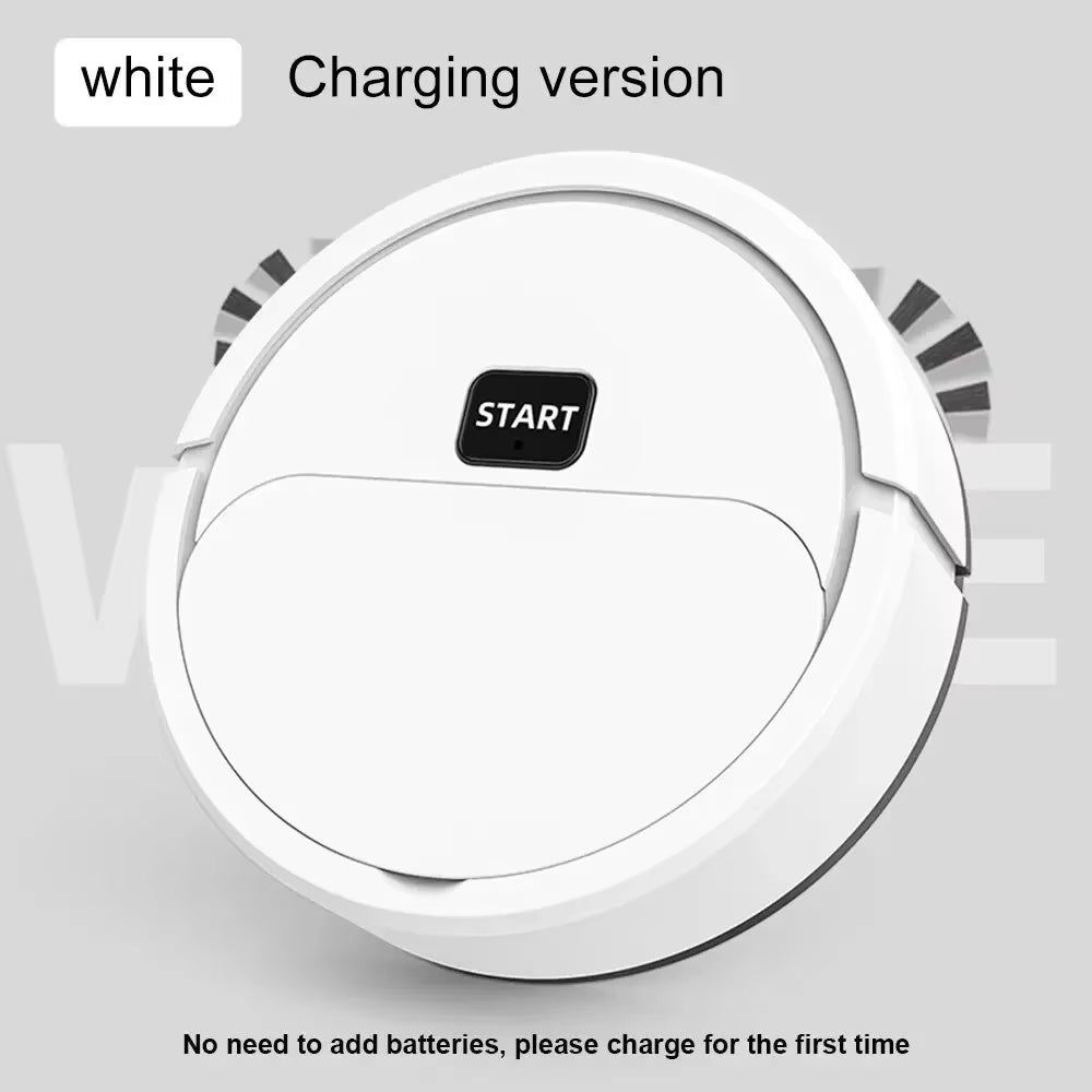 Compact Robotic Vacuum Cleaner 3-in-1 Sweeping-Mopping & Vacuuming | USB Charging