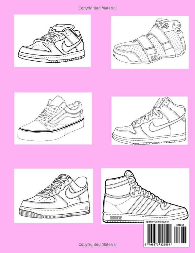 Sneaker Addict Coloring Book