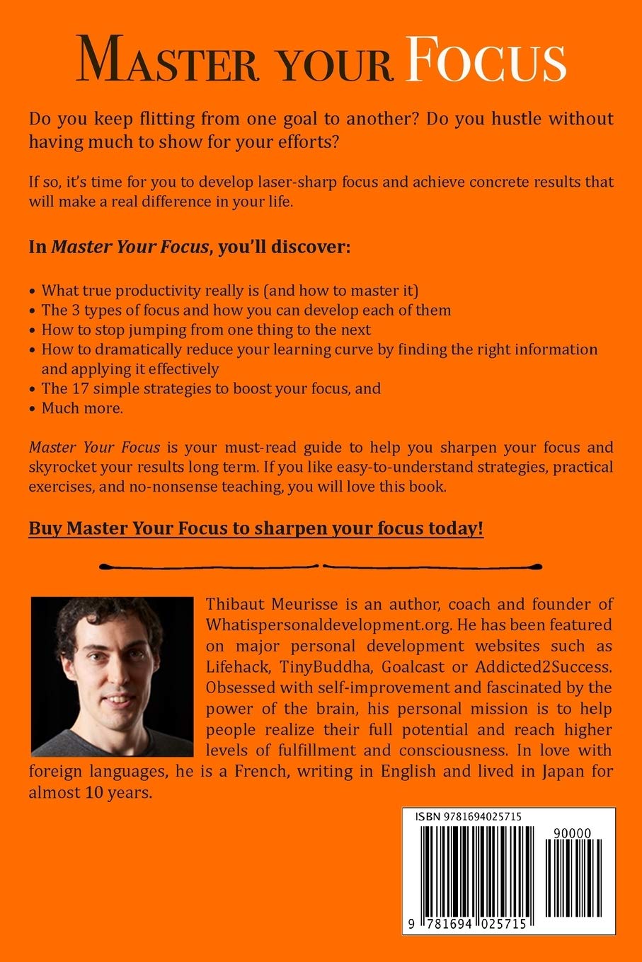 Master Your Focus by Thibaut Meurisse