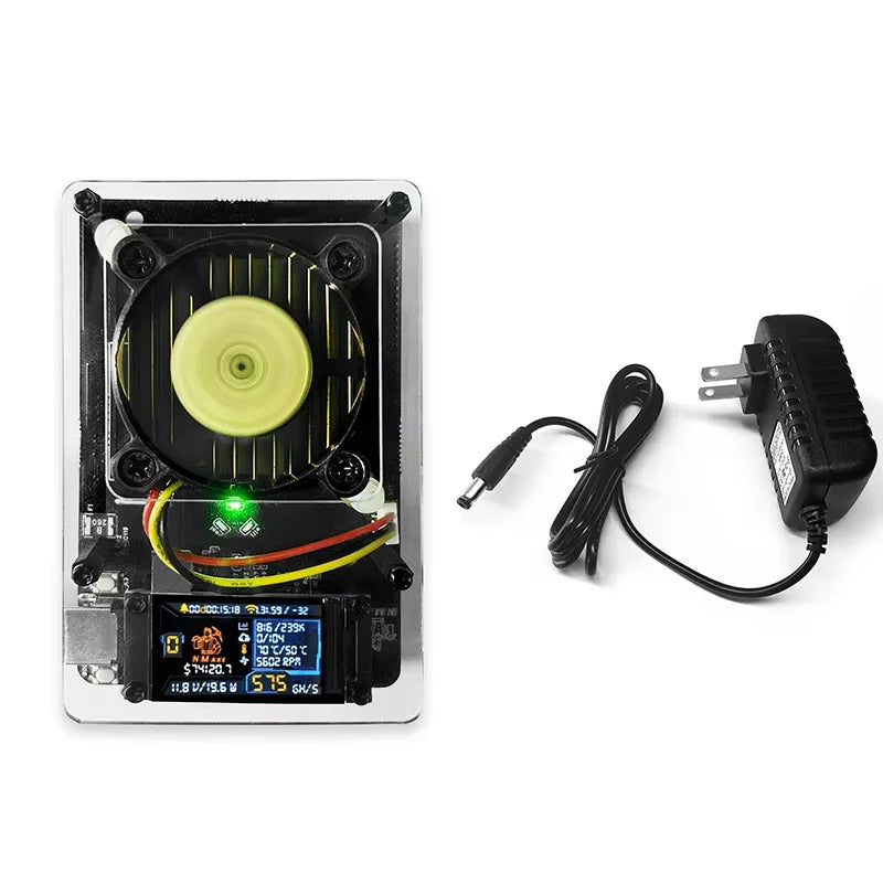 NM-Axe 500-550GH/s Lucky BTC Solo Miner ASIC Bitcoin Mining BM1366