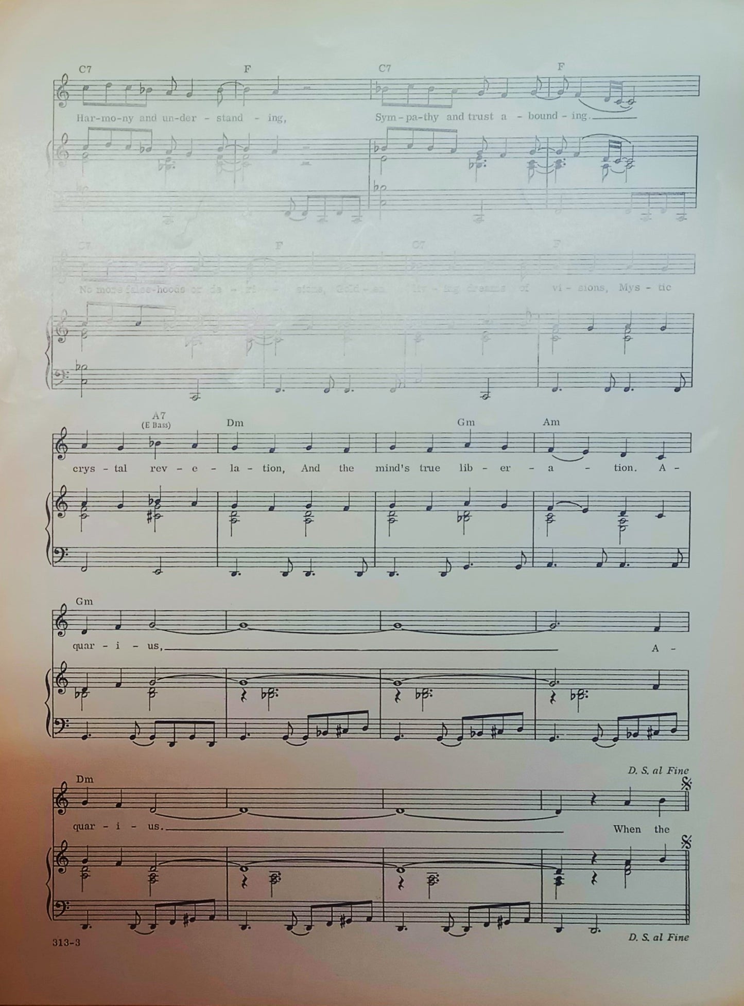 Michael Butter Presents: Aquarius-Hair Sheet Music