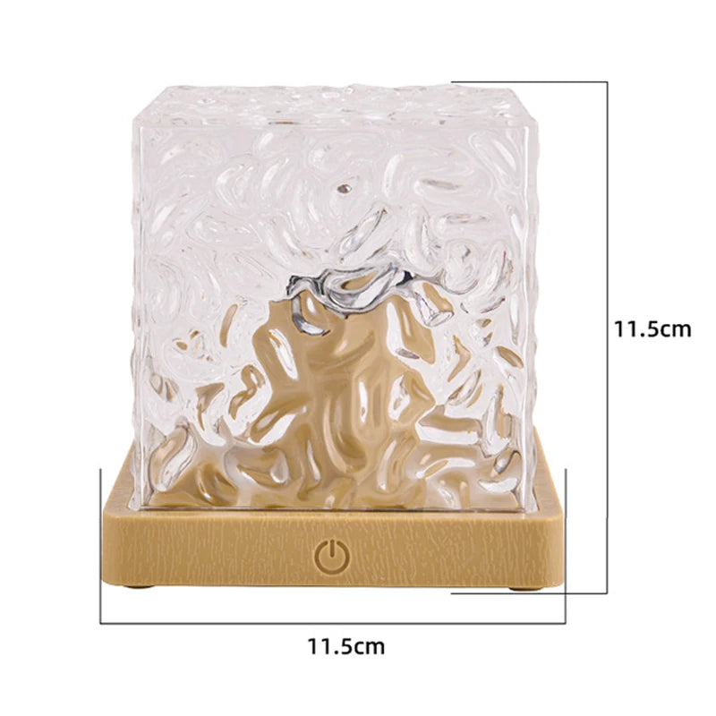 Ocean Wave Aurora Projector Light | 16 Color RGB Crystal Lamp with Remote