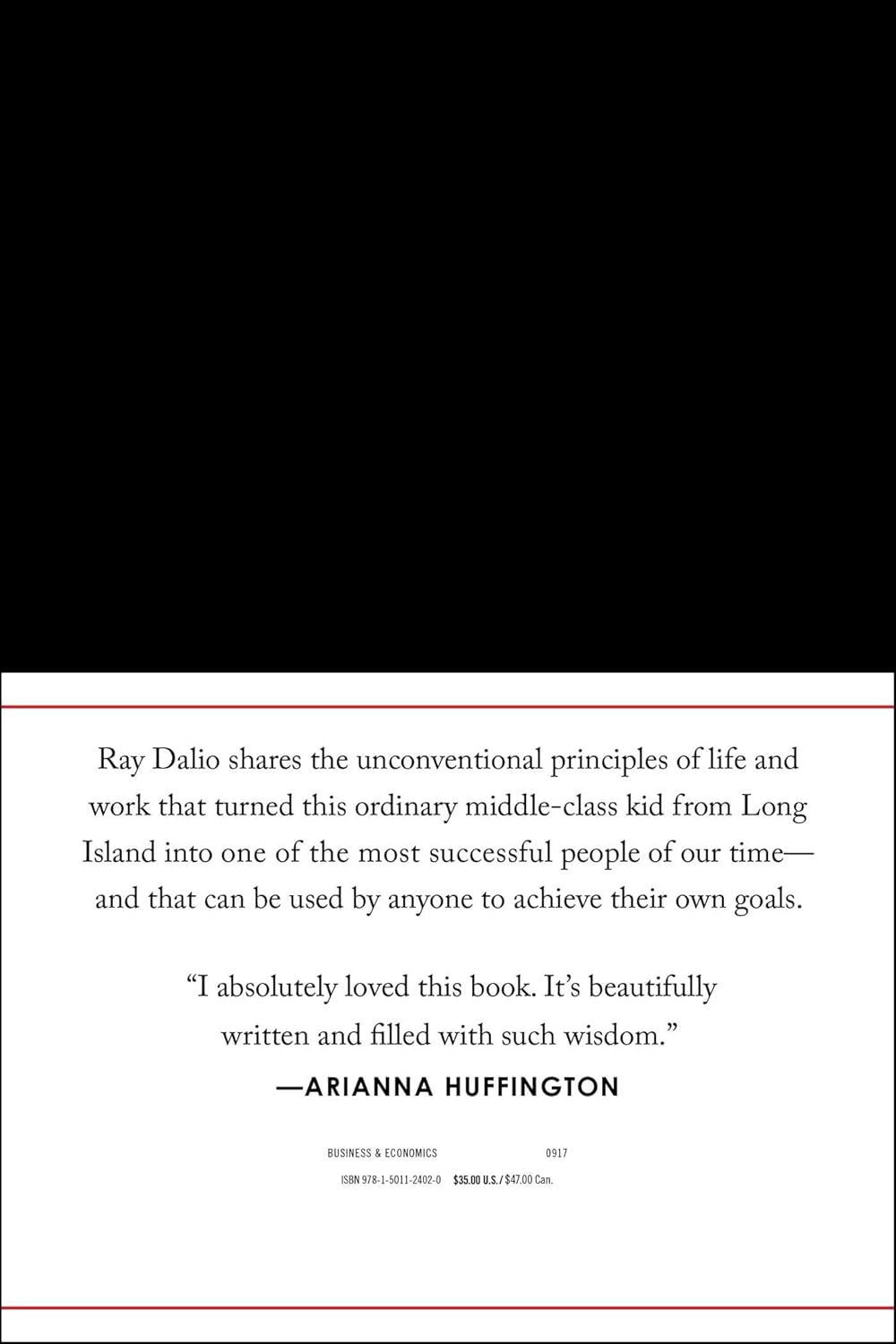 Principles: Life and Work by Ray Dalio