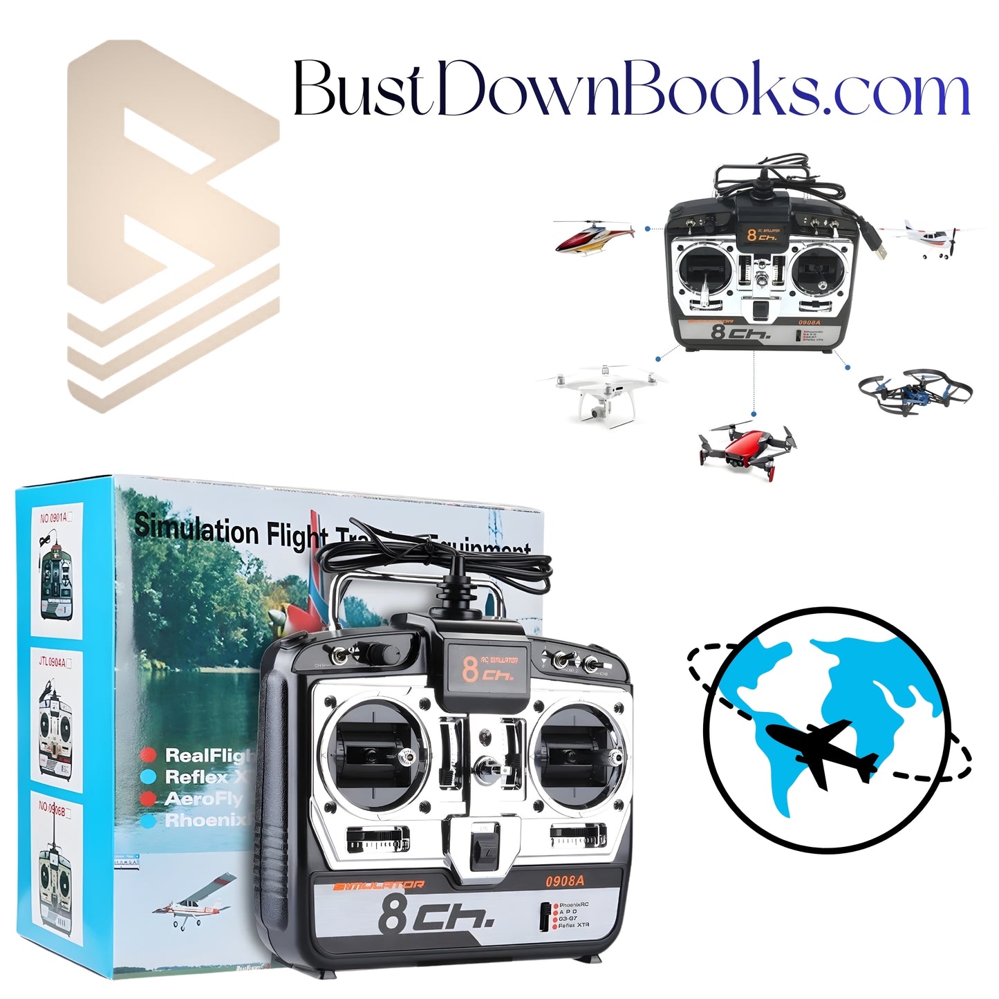 Captain's Seat Aviation Flight Simulator | G7 Phoenix 5 XTR Pilot RC Flying Simulation