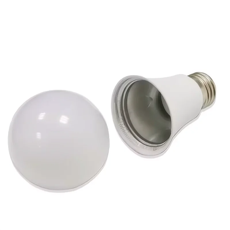 Two light bulb stash spots on a white background