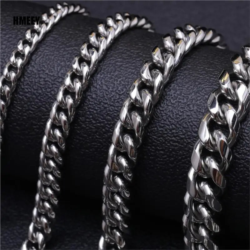 Classic Cuban Link Chains | Gold-Silver-Black