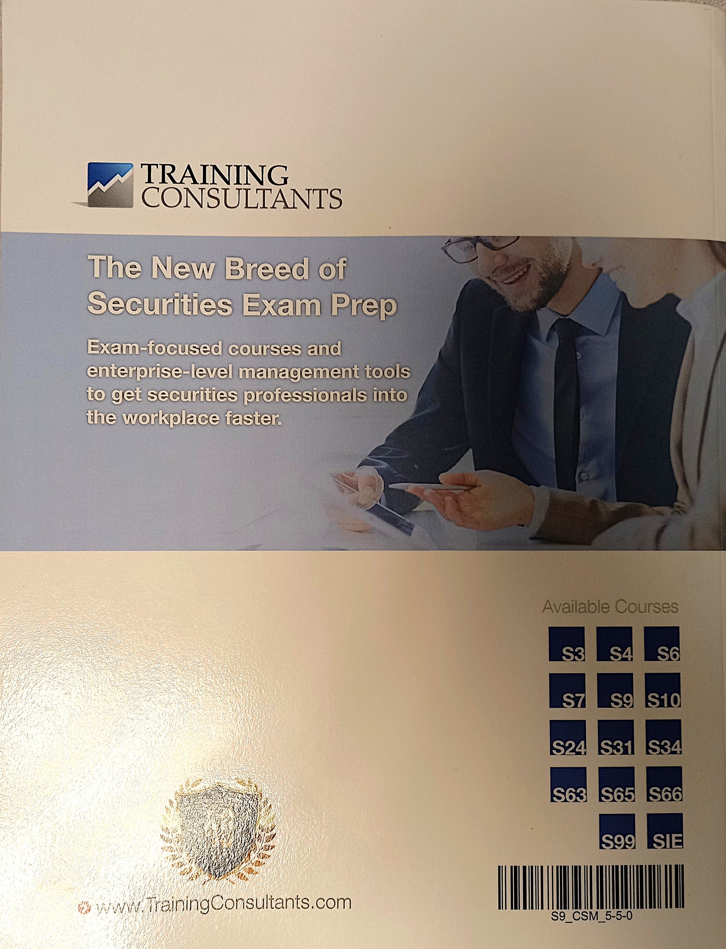 FINRA Series 9 Textbook by Training Consultants