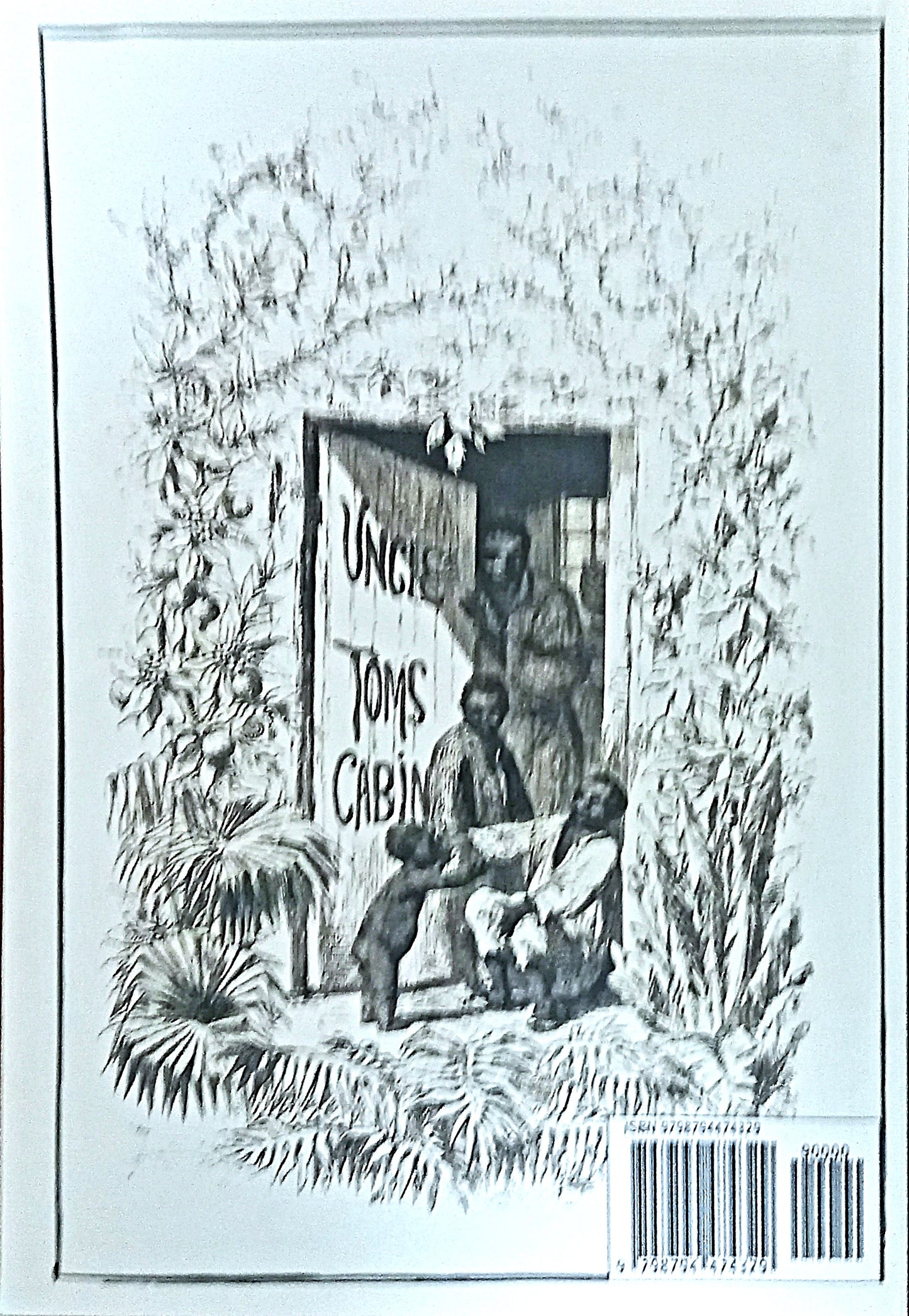 Back cover of Uncle Tom's Cabin by Harriet Beecher Stowe