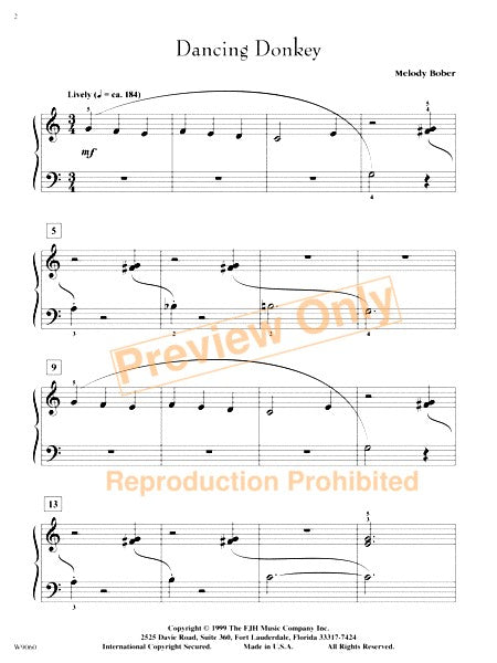 Dancing Donkey: Sheet Music