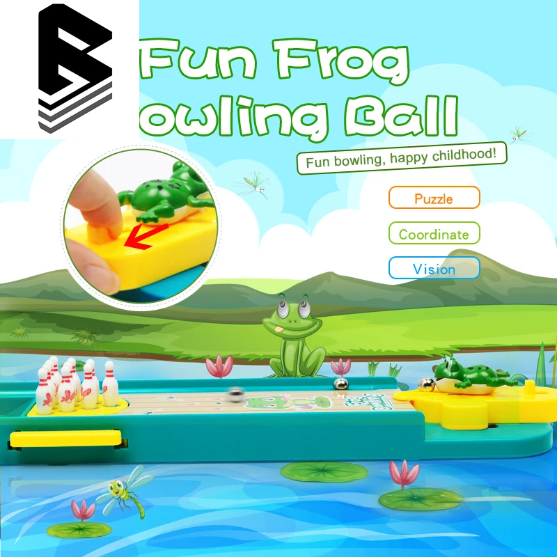 Table-Top Bowling Games Fancy Frog Finger-Bowler by Bust-Down Gaming