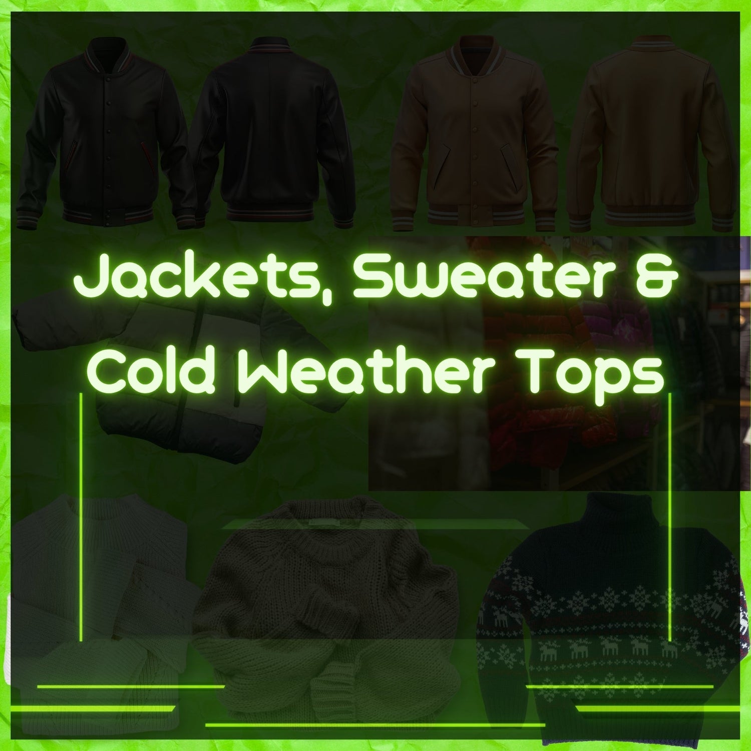 Jackets, Sweaters & Cold Weather Tops
