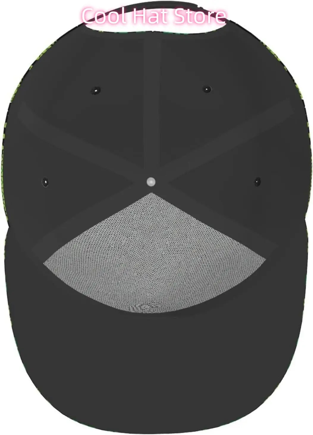 Multi angle image of Irish Shamrock Lucky-7 Snapback with 4-leaf clovers and charms in the style of the Snapback Shamrock design interior image