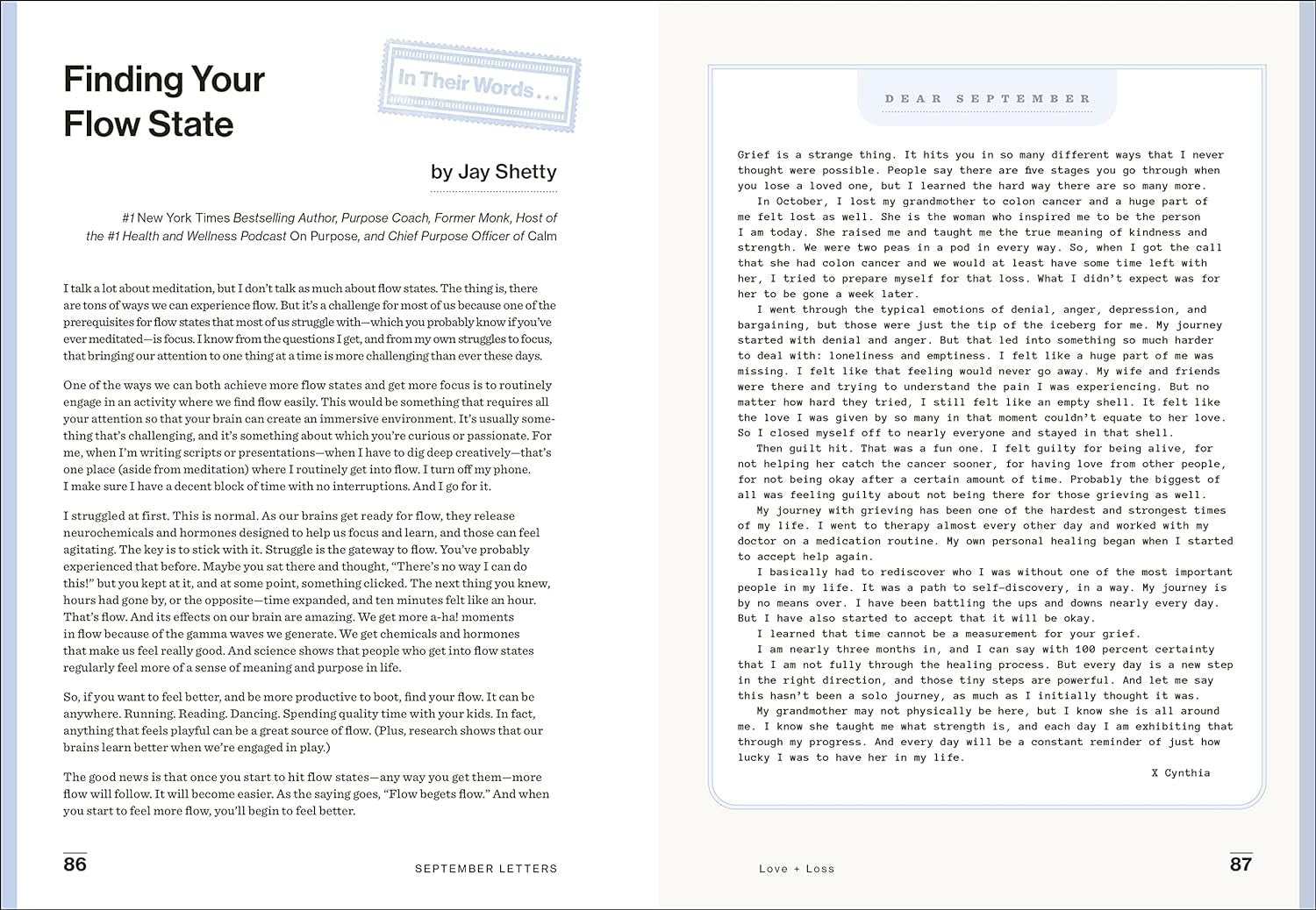 Chapter by Jay Shetty from the book "September Letters" by Brittany Snow & Jaspre Guest.