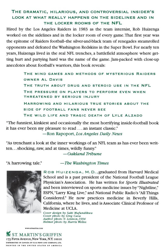 You're Okay, It's Just a Bruise: Sideline Secrets by Robert Huizenga