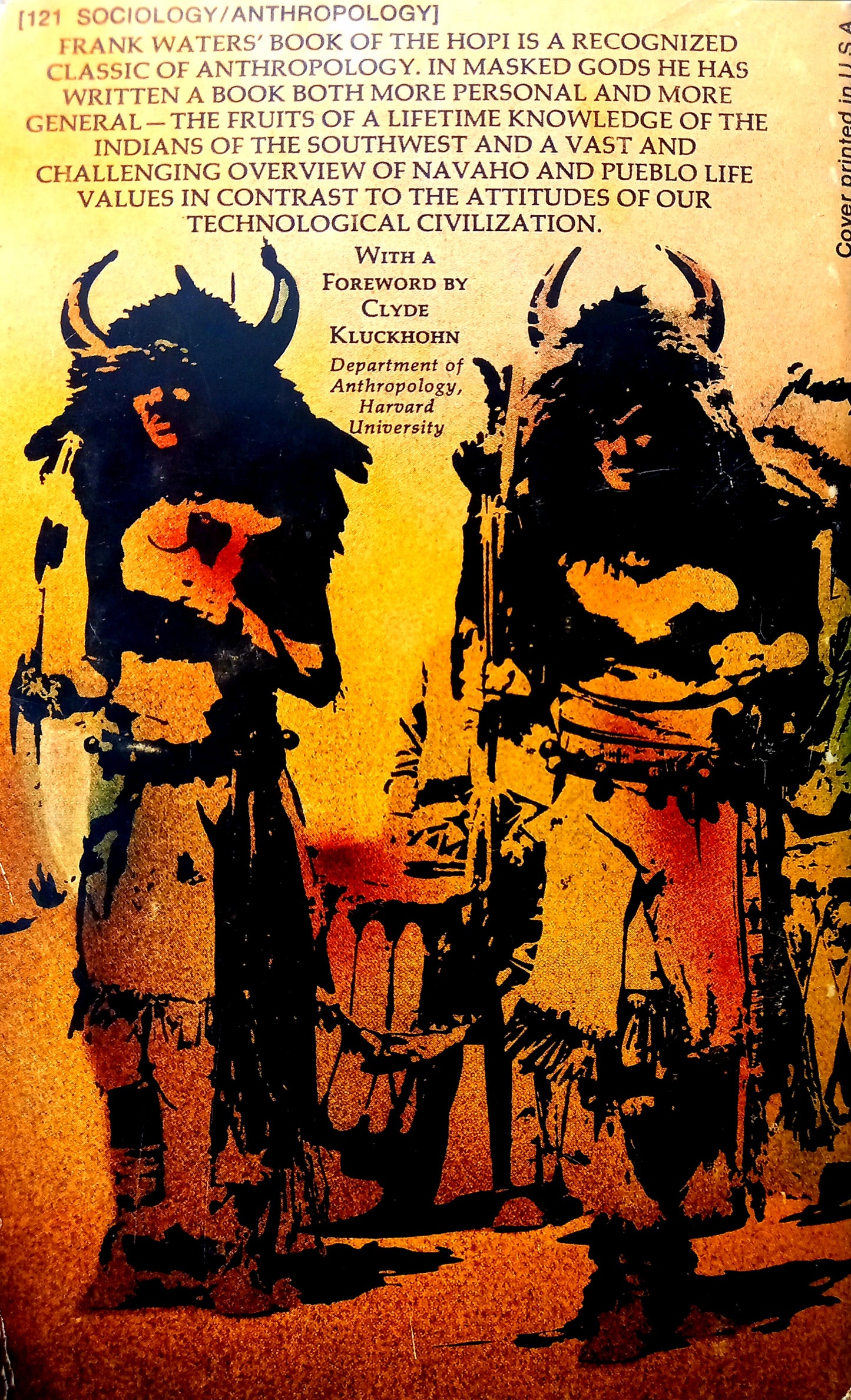 Masked Gods: Navaho and Pueblo Ceremonialism by Frank Waters