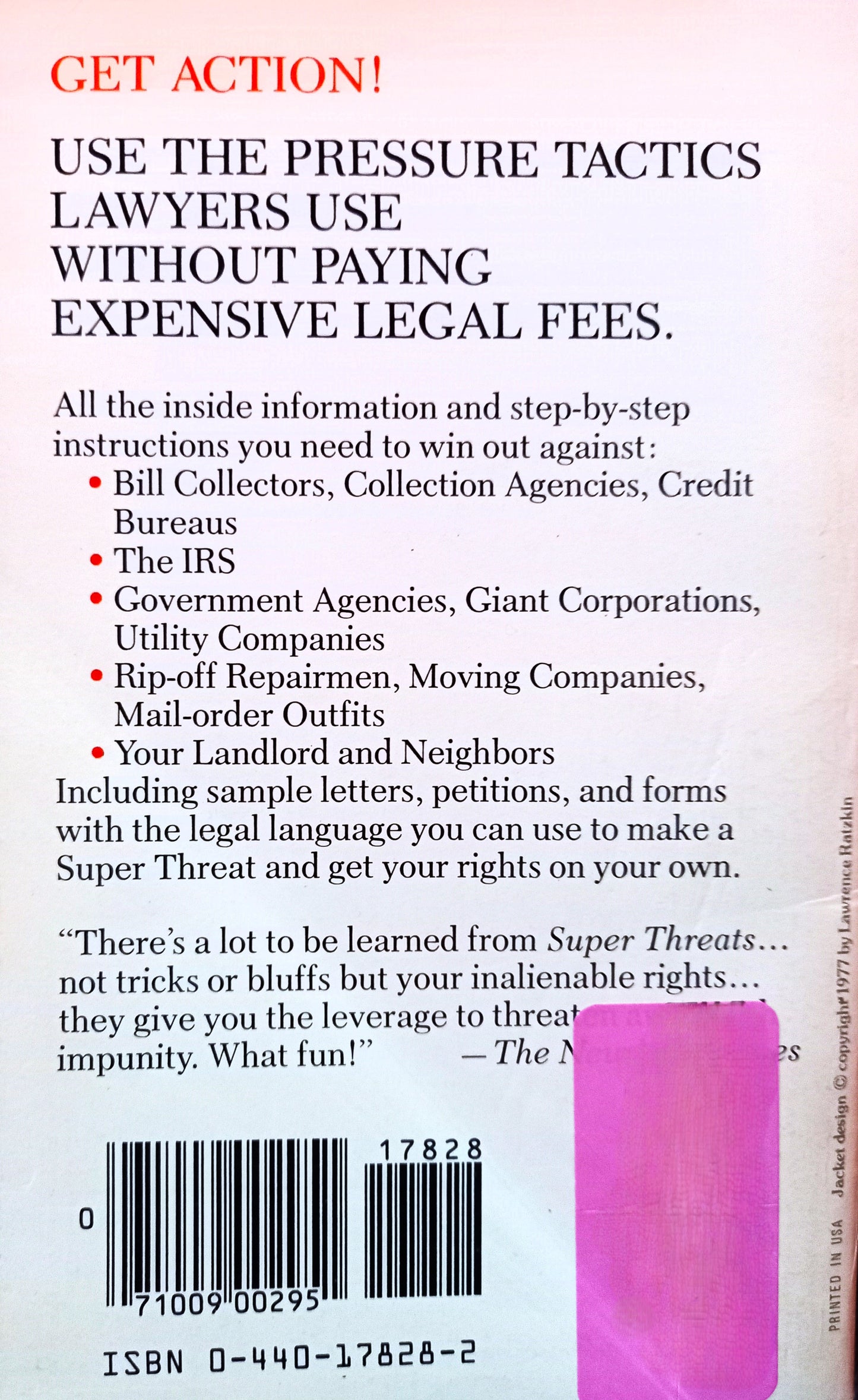 Super Threats by John Striker & Andrew O. Shapiro