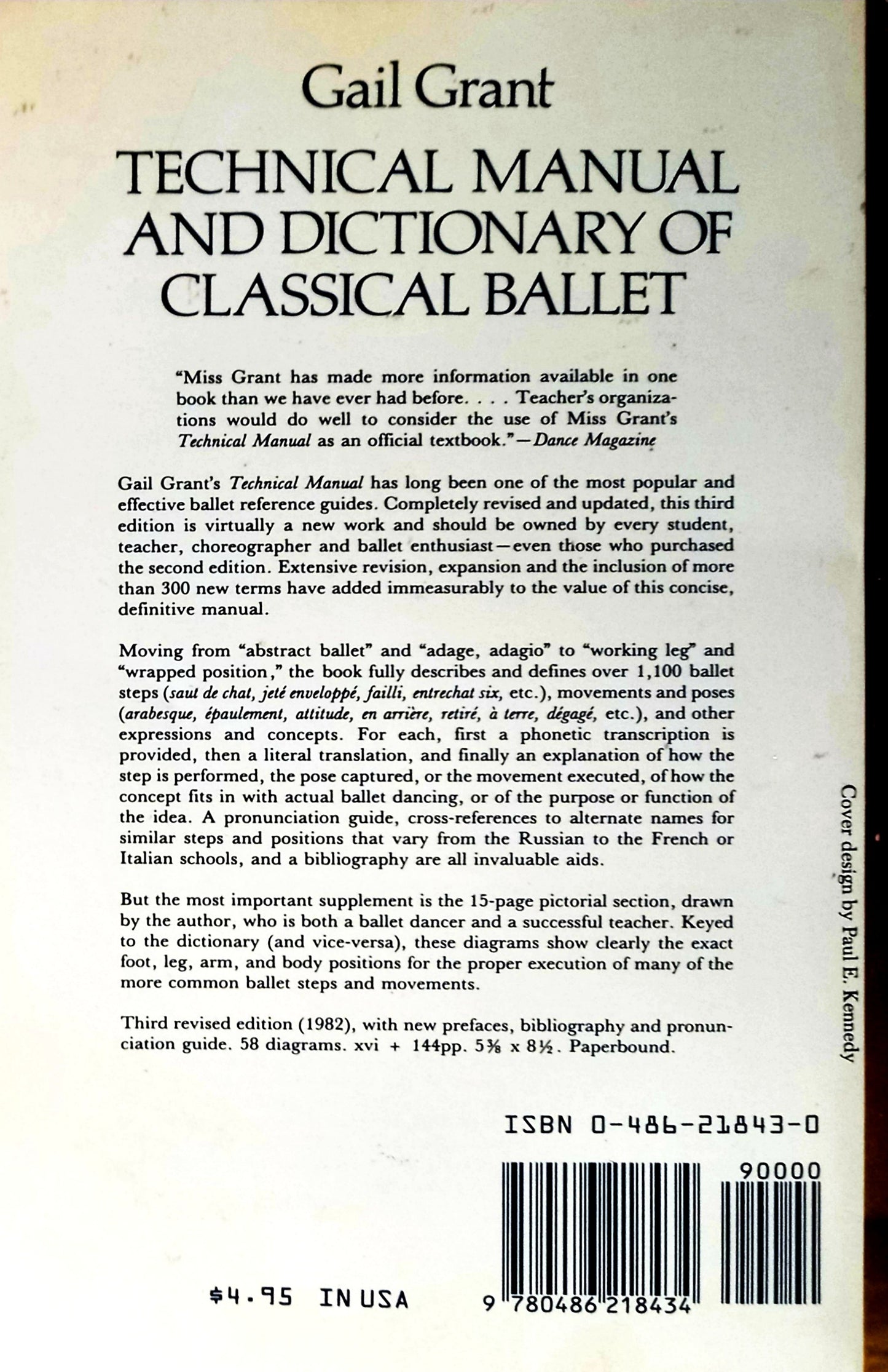 Technical Manual and Dictionary of Classical Ballet by Gail Grant