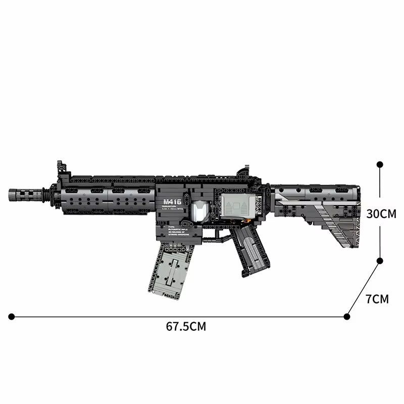 M4 Carbine Creative Lego-Like Building Block Puzzle