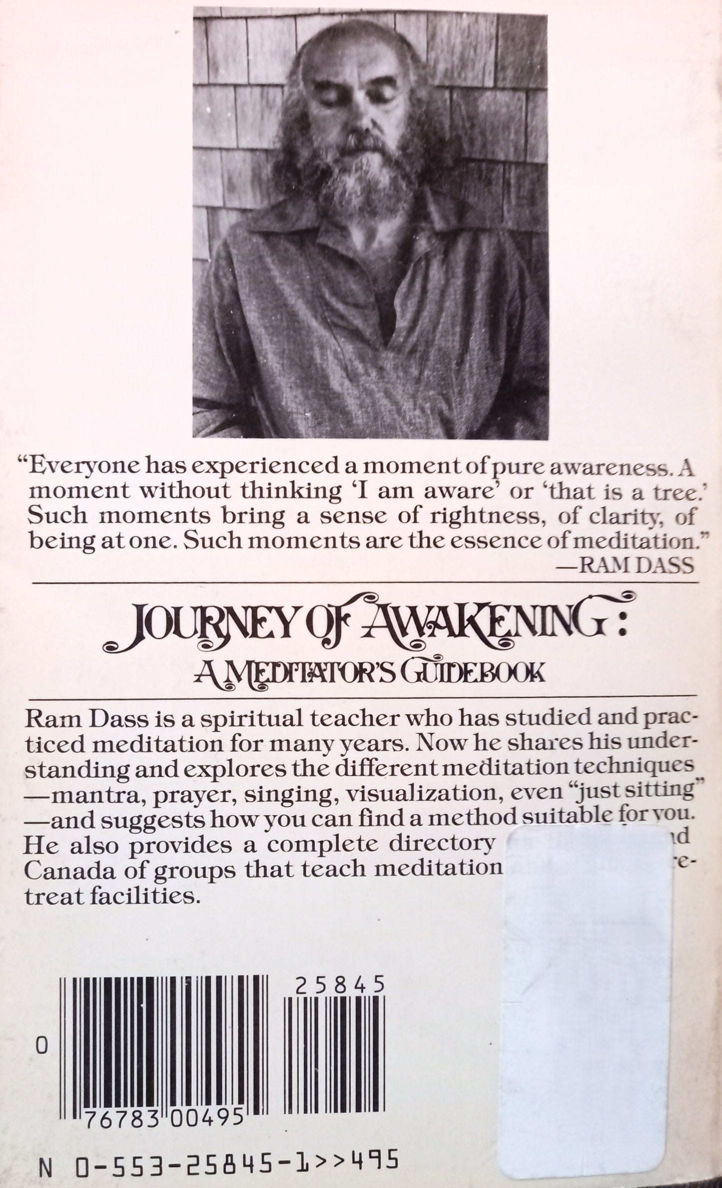 Journey of Awakening by Ram Dass