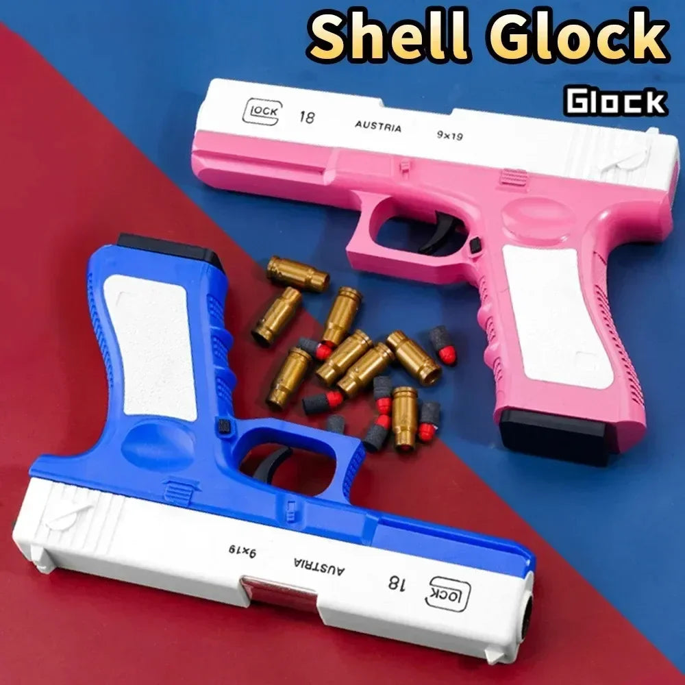 Soft Bullet Toy Gun Shell Ejection Foam Darts Pistol Desert Eagle Airsoft Gun Toy Gun Toy for Boys Outdoor Games Girls Gift