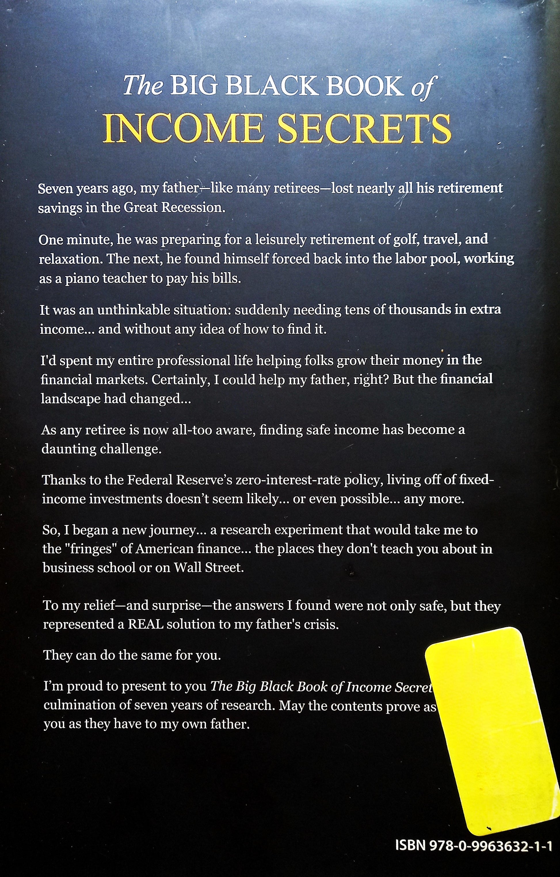 The Big Black Book of Income Secrets by Tom Dyson, Mark Ford, Grant Wasylik and Stan Haithcock