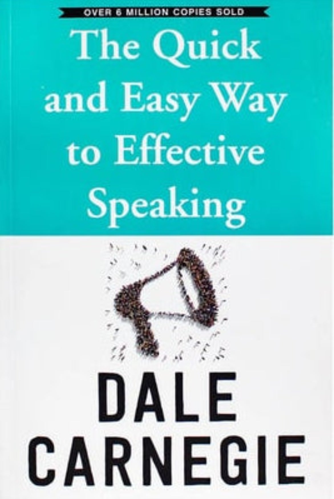Book cover of 'The Quick and Easy Way to Effective Speaking' by Dale Carnegie with a teal and white design.