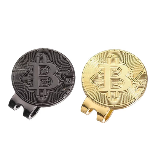 Bitcoin Golf Ball Marker Hat Clip by Crypto Creations