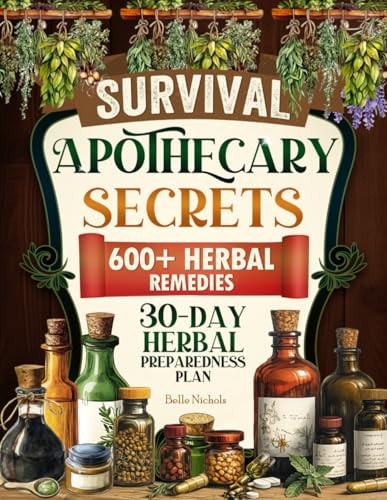 Survival Apothecary Secrets: The Ultimate All-in-One Resource for Herbal Remedies, Emergency Preparedness, and Everyday Wellness—600+ Simple, Proven Solutions to Heal, Protect, and Be Self-Reliant by Belle Nichols