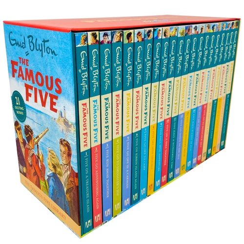 Famous-Five Enid Blyton Complete Collection 21 Books Box Bundle Set by Enid Blyton