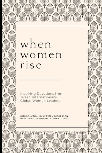 Book cover of 'When Women Rise' with decorative patterns and text.