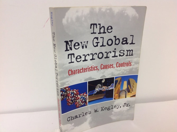 Book titled 'The New Global Terrorism' by Charles W. Kegley Jr. on a white background