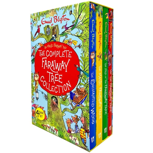 The Complete Magic Faraway Tree Collection 4 Books Box Set by Enid Blyton (Up The Faraway Tree, Folk of the Faraway Tree, Magic Faraway Tree & Enchanted Wood) by Enid Blyton