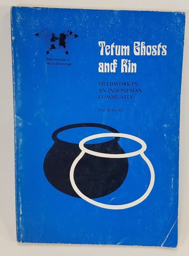 Book cover of 'Tetum Ghosts and Kin' with two bowls on a blue background