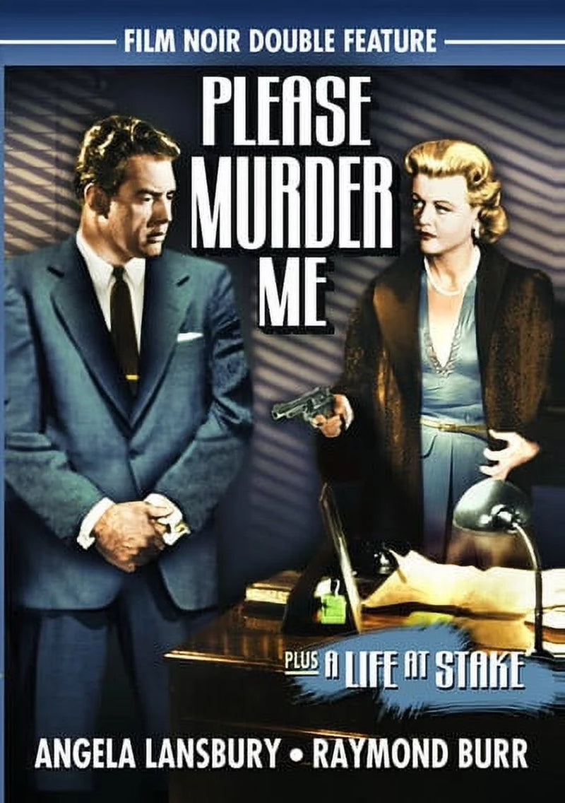 Film Noir Double Feature DVD |🎬| Please Murder Me 🎞️ A Life At Stake