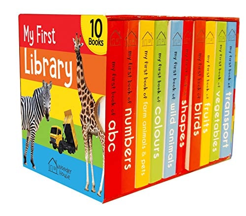 My First Library: Ten Board Book Boxset for Kids | Wonder House Books
