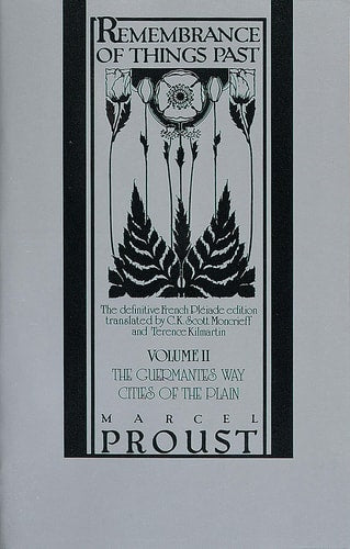 Book cover of 'Remembrance of Things Past' by Marcel Proust with decorative design and text.