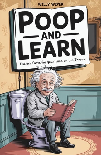 Poop and Learn [Funny Toilet Book]: Useless Facts for Your Time on the Throne | Perfect Gag Gift For Curious Minds by Willy Wiper