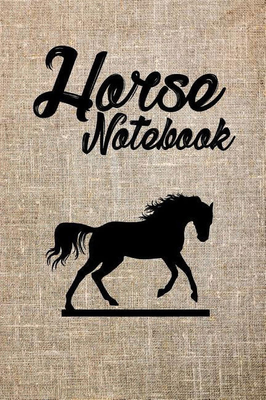 Horse Notebook: 150 Lined Pages Journals for Horse Lovers Crafts Tissu
