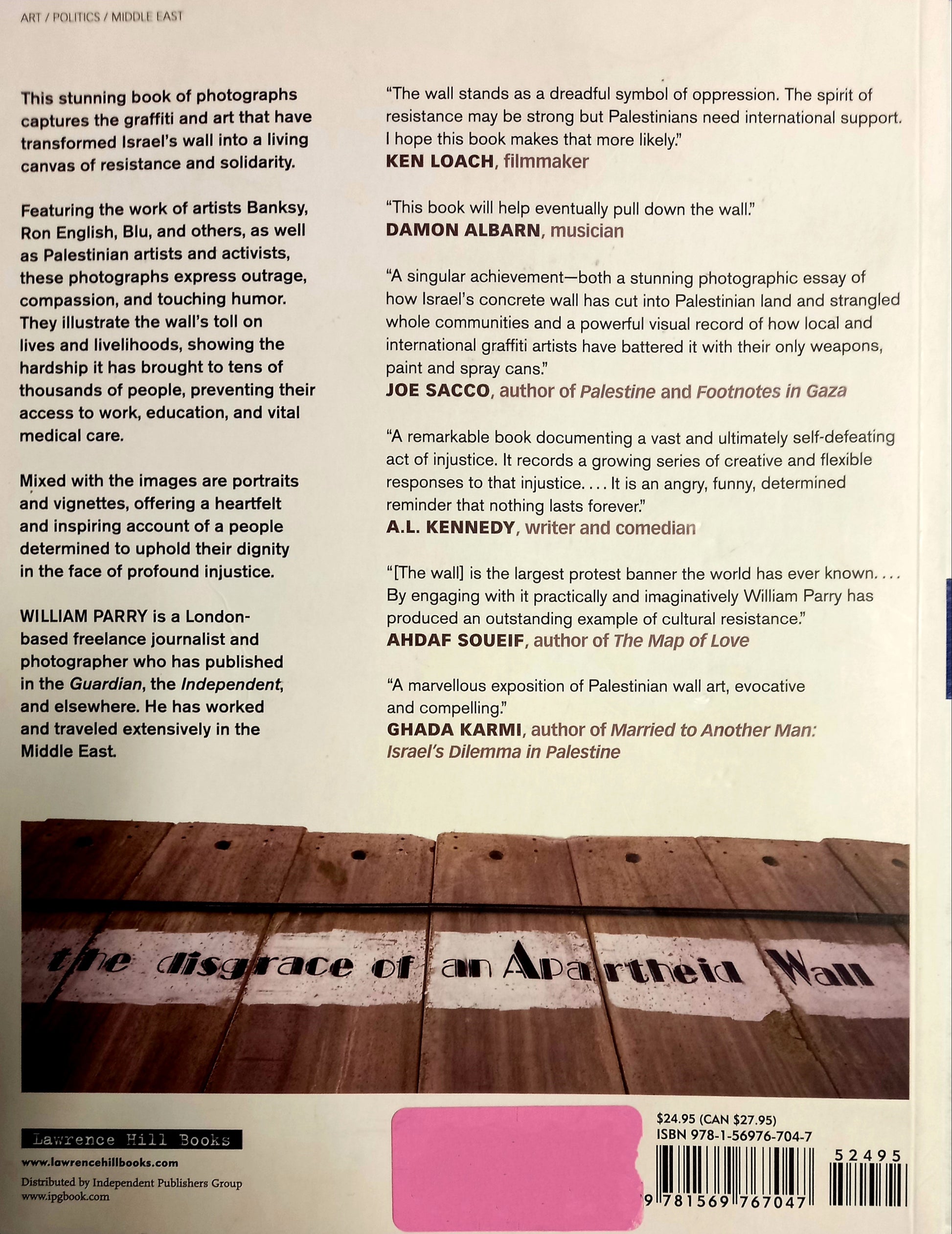 Against the Wall: The Art of Resistance in Palestine by William Parry