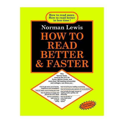 How to Read Better & Faster by Norman Lewis
