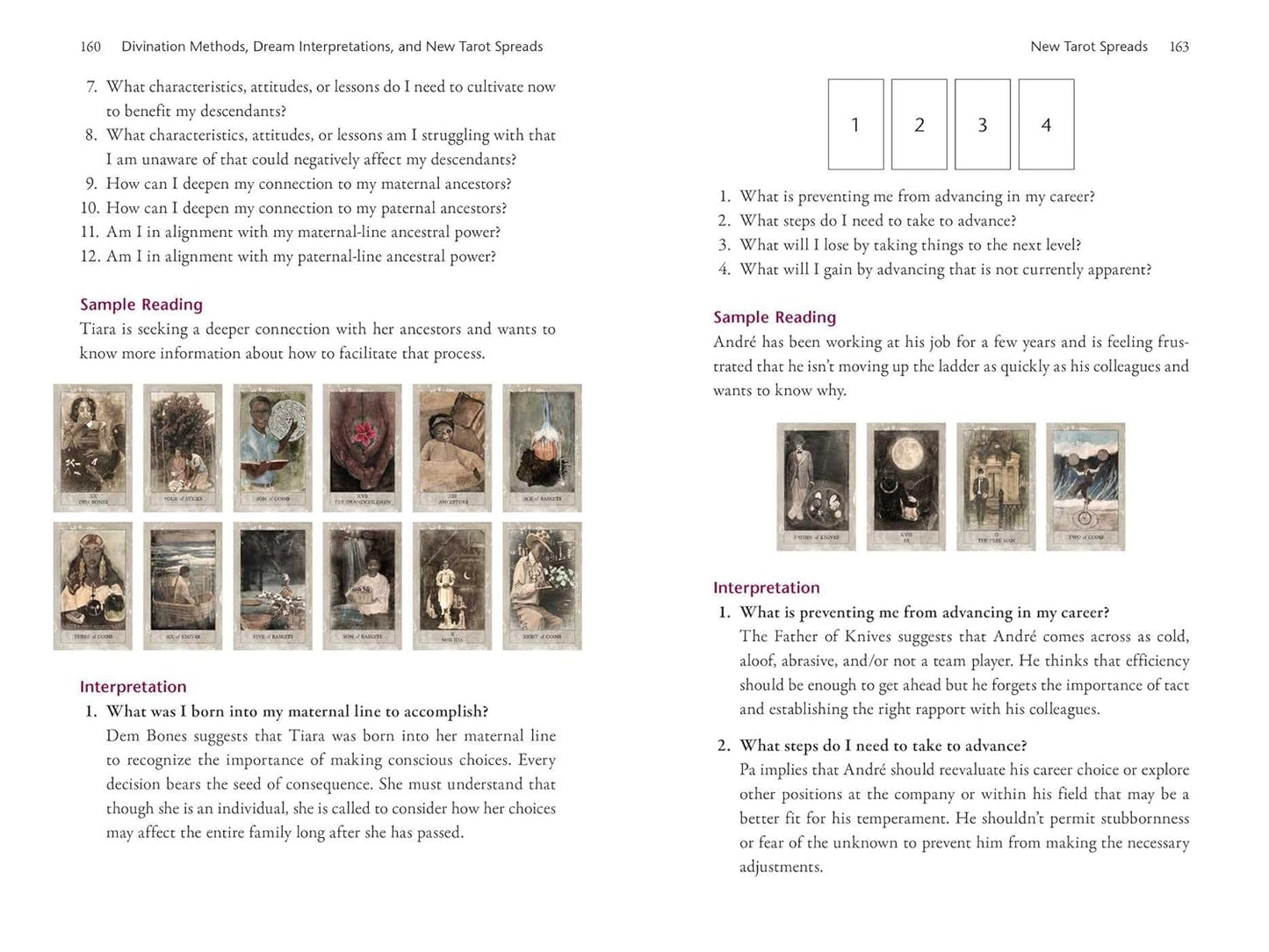 The Hoodoo Tarot Workbook by Tayannah Lee McQuillar